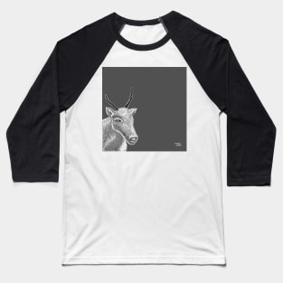 Reindeer - moose - elg - elk Baseball T-Shirt